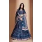 Digital Print Work Chinon Designer Party Wear Lehenga Choli In Blue Color - 8156180779