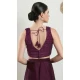 Wine Designer Brocade Embroidery Work Readymade Festival Wear Blouse - 8171180876