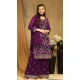 Georgette With Embroidery Work Party Wear Palazzo Salwar Suit In Purple - 8175180898