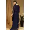 Georgette With Embroidery Work Party Wear Palazzo Salwar Suit In Blue - 8175180900
