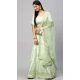 Designer Party Wear Satin Embroidery Work Women Lehenga Choli In Green - 8177180908