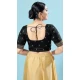Designer Silk Embroidery Work Party Wear Readymade Blouse In Black - 8182180929