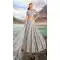Grey Pure Organza Embroidery Work Designer Wedding Wear Heavy Lehenga Choli - 8189180978