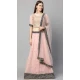 Sequins Work Georgette Pink Designer Party Wear Heavy Lehenga Choli - 8195181011