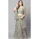 Heavy Designer Net With Thread Work Party Wear Lehenga Choli In Green - 8196181012