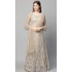 Heavy Designer Net With Thread Work Party Wear Lehenga Choli In Off White - 8196181014