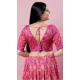 Pink Brocade Printed Work Designer Traditional Wear Readymade Blouse - 8197181021