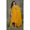 Embroidery Work Jacquard Yellow Designer Festival Wear Salwar Kameez - 8214181115