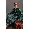 Velvet Embroidered Designer Pakistani Plus Size Salwar Kameez In Green - 11193199546
