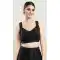 Black Silk Plain Designer Festive Wear Readymade Blouse - 8226181204