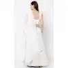 Party Wear Georgette White Sequinned Work Designer Lehenga Choli - 8229181220