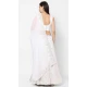 Party Wear Georgette White Sequinned Work Designer Lehenga Choli - 8229181220