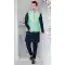 Art Silk Navy Blue Resham Work Designer Men's Readymade Kurta Pajama - 8220181151