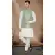 Cream Art Silk Resham Work Designer Men's Readymade Kurta Pajama - 8220181159