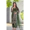 Olive Green Velvet Embroidered Party Wear Pakistani Salwar Suit - 11194199555