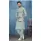 Green Jacquard Woven Work Men Readymade Kurta Pajama With Jacket - 8232181273