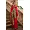 Plus Size Women Khadi Silk Woven Work Casual Party Wear Saree In Red - 828181595