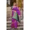 Plus Size Women Khadi Silk Woven Work Casual Party Wear Saree In Purple - 828181598