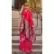 Plus Size Women Khadi Silk Woven Work Casual Party Wear Saree In Rani - 828181600