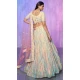 Off White Organza With Embroidery Work Designer Wedding Wear Lehenga Choli - 8286181601