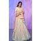 Off White Organza With Embroidery Work Designer Wedding Wear Lehenga Choli - 8286181601