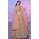 Mauve Georgette With Embroidery Work Designer Wedding Wear Lehenga Choli - 8286181602