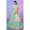White Georgette With Embroidery Work Designer Wedding Wear Lehenga Choli - 8286181608