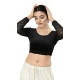 Designer Velvet Plain Black Readymade Festive Party Wear Blouse - 8289181626