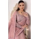 Georgette Embroidered Pakistani Palazzo Salwar Suit In Baby Pink - 11195199557