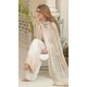 Georgette Embroidered Pakistani Palazzo Salwar Suit In Cream - 11195199558