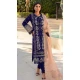 Rayon Embroidered Designer Pakistani Salwar Suit In Navy Blue - 11196199563