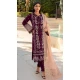 Rayon Embroidered Designer Pakistani Salwar Suit In Wine - 11196199565