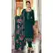 Designer Embroidery Work Georgette Party Wear Salwar Kameez In Green - 8347181917