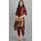Maroon Traditional Cotton Silk Woven Work Casual Wear Readymade Salwar Suit - 8354181948