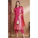 Pink Traditional Cotton Silk Woven Work Casual Wear Readymade Salwar Suit - 8354181950