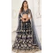Butterfly Net With Embroidery Work Designer Lehenga Choli In Navy Blue - 8370182022