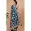 Party Wear Soft Rangoli Silk Embroidered Teal Color Designer Saree - 8378182071