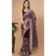 Party Wear Soft Rangoli Silk Embroidered Purple Color Designer Saree - 8378182072