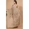 Party Wear Soft Rangoli Silk Embroidered Beige Color Designer Saree - 8378182073