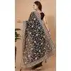 Party Wear Soft Rangoli Silk Embroidered Black Color Designer Saree - 8378182076