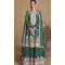 Designer Georgette Embroidery Work Pakistani Sharara Suit In Green - 8387182121
