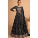 Elegant Black Georgette Embroidery Work Designer Salwar Suit - 8389182130
