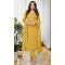 Yellow Georgette Embroidery Work Pakistani Salwar Kameez - 8411182262