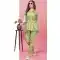 Rayon With Printed Work Readymade Kurti With Pant In Green - 8456182588