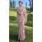 Silk Embroidery Light Pink Heavy Wedding Wear Indian Saree - 8467182635