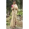 Cream Silk Embroidery Heavy Wedding Wear Indian Saree - 8467182637