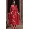 Rayon Embroidery Work Readymade Salwar Suit In Red - 8470182658