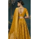 Mustard Dola Silk Weaving Work Wedding Wear Plus Size Lehenga Choli - 8479182700
