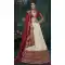 White Dola Silk Weaving Work Wedding Wear Plus Size Lehenga Choli - 8479182701