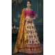 Multi Color Dola Silk Weaving Work Wedding Wear Plus Size Lehenga Choli - 8479182703
